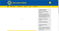 Desktop Screenshot of newburylions.org.uk